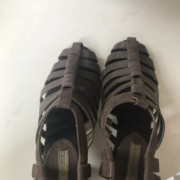Banana Republic Leather Sandals Women Size 7 - Picture 6 of 11